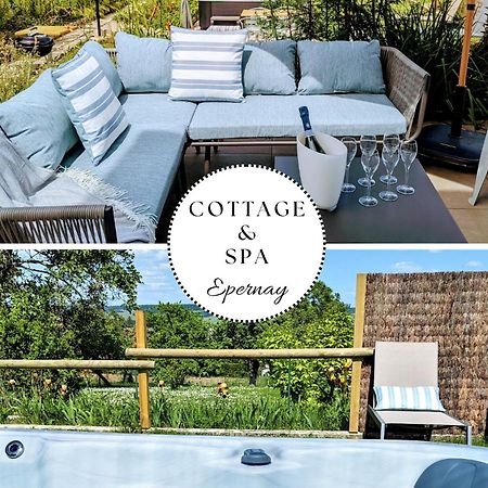 Le Cemarose: Spa, Jardin, Terrasse Et Jolie Vue Au Coeur D'Эперне Экстерьер фото